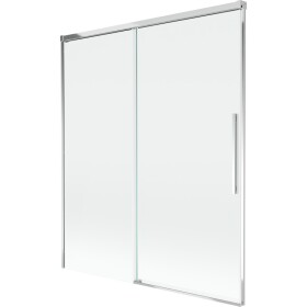 MEXEN/S - Rox vaňová zástena 2-krídlová posuvná 140 x 150, transparent, chróm 8C9-140-001-01-00