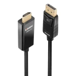 Lindy DisplayPort na HDMI aktívny / Prepojovací kábel / 5 m / HDR / 4K 60Hz (40928)