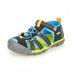 Detské sandále SEACAMP II CNX, BLACK/BRILLIANT BLUE, keen, 1022984/1022969, čierna - 36
