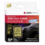 AGFAPHOTO SDXC Professional 128GB (10607) / R:100 MB/s / W:95 MB/s / Class V30 (10607)