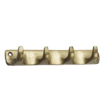 MADAM STOLTZ Kovový vešiak Matt Brass 14 cm