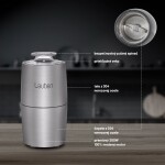 Lauben Grinder 200ST strieborná / mlynček na kávu / zásobník 50 g / 200 W (LBNG200ST)