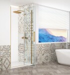 GELCO TRINITY GOLD dvere do niky pravé, 800 číre sklo, GT1280CR-G GT1280CR-G