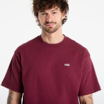 Tričko Vans Left Chest II Loose SS T-Shirt Burgundy XL