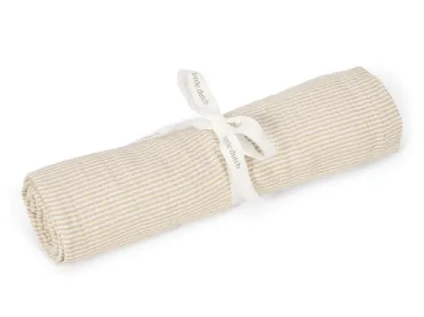 Little Dutch Plienka zavinovacie 120x120 cm Pure Soft Beige (TE51925041LD)