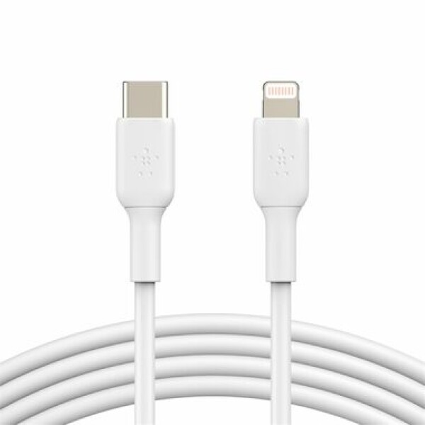 BELKIN CAA003bt1MWH kábel USB-C na Lighting biela / 1m (CAA003bt1MWH)