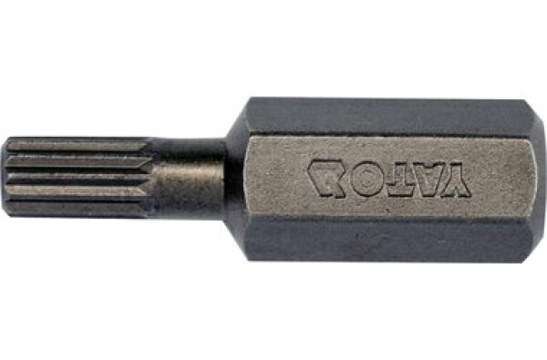 YATO YT-78190 / Bit viaczubý 8 mm M5 x 30 mm / 10 ks / S2 (YT-78190)