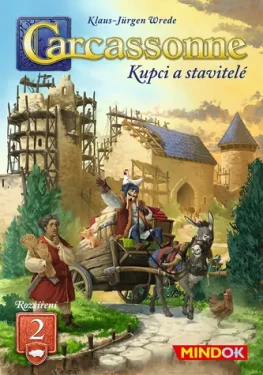 CARCASSONNE Rozšírenie Kupci a stavitelia