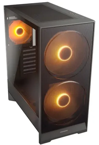 COUGAR Airface 180 čierna / Skriňa PC / Midi Tower / ARGB / tvrdené sklo / ATX (CGR-5VA4B-RGB)