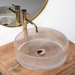 REA - Umývadlo na dosku Ingrid Transparent REA-U0278