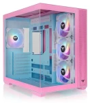 Thermaltake View 380 TG ARGB ružová / ATX / 2x USB-A 3.0 / 1x USB-C 3.2 / 4X 120mm RGB / bez zdroja / priehľadná bočnica (CA-1Z2-00MAWN-00)
