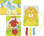GOKI Prevliekacie obrázky - papagáj, lev a ZEBRA