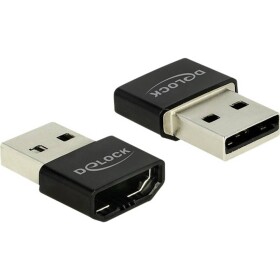 Delock Adaptér HDMI-A samica gt; USB Type-A samec / čierny (65680)