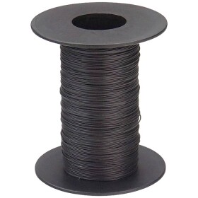 Donau Elektronik 110-1-100 opletenie / lanko, 1 x 0.04 mm², čierna, 100 m; 110-1-100