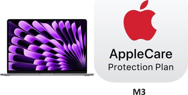 Apple MacBook Air 15 M3 / 24 GB / 512 GB + AppleCare Protection Plan dla 15-inch MacBook Air (M3)
