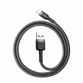 Baseus CALKLF-AG1 Cafule šedá-čierna / kábel USB-A na Lightning / 0.5m (CALKLF-AG1)