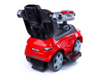 Mamido Mamido Odrážadlo Sport Car s tyčou na tlačenie 3v1 GUMOVÉ kolesá červené
