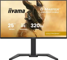 24.5" IIYAMA G-Master GB2591HSU-B1 čierna / LED / IPS / 1920 x 1080 / 16:9 / 0.4 ms / 1000:1 / 350cd-m2 / VESA (GB2591HSU-B1)