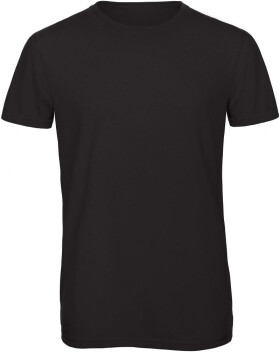 B&C Triblend /men Pánske tričko 01.TM55 čierne black L