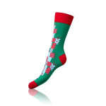 Darčeková krabica zábavných bláznivých ponožiek 4 páry CRAZY SOCKS BOX - BELLINDA - červená 39 - 42