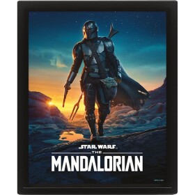 Pyramid International 3D obraz Mandalorian Nigthfall