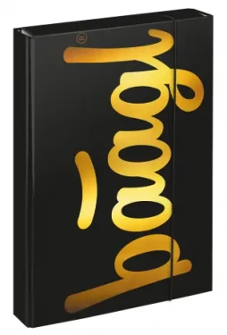 BAAGL Dosky na školské zošity A4 Jumbo Gold / 23x32x5 cm (A-31807)