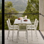 HAY Vonkajšia stolička Palissade Cream White