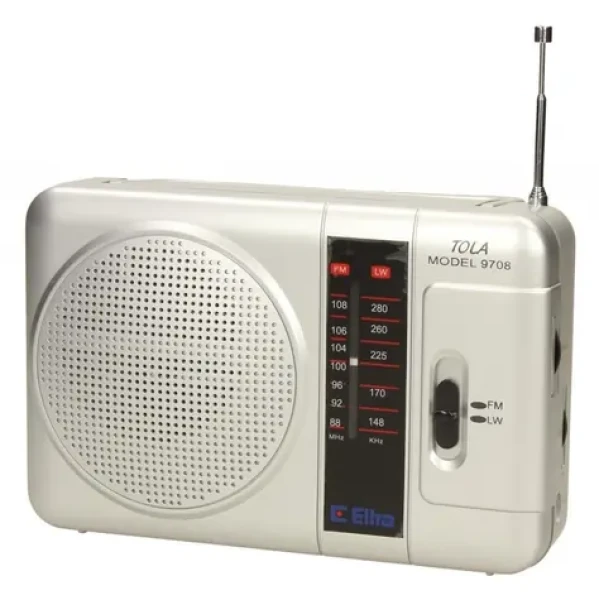 TOLA strieborná / Rádio / Prenosné (9708SIL)