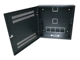 Xtendlan Nástenný rozvádzač 540x150x550 čierna / Nástenný rozvádzač / 19" / 2U + 4U (WER-541555U4-BL)