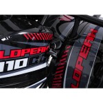 Mamido Detská benzínová štvorkolka RamiGO WILDPEAK 110CC čierno-červená