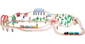 Small Foot Vláčikodráha železničná doprava 140 dielov