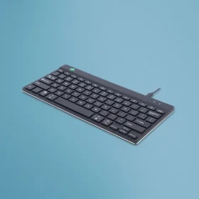 R-GO Tools Compact Break US čierna / Kompaktná klávesnica / US layout / drôtová / USB-C (RGOCOUSWDBL)