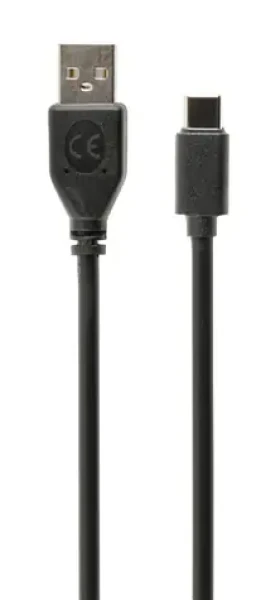 Gembird USB 2.0 A (M) - USB-C (M) kábel 1 m čierna (CCP-USB2-AMCM-1M)