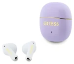 Guess Gold Line Glossy Classic Logo TWS fialové / Bezdrôtové slúchadlá / Do uší (57983130966)
