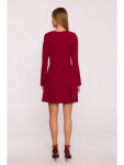Dámske šaty M872 Bordeaux - MOE XL bordó