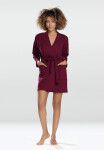 DKaren Housecoat Pola Maroon