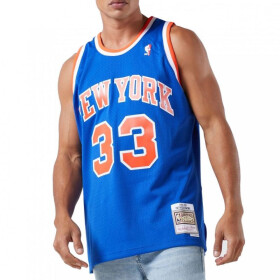 Mitchell Ness Pánske tričko NBA New York Knicks Patric Ewing SMJYGS18186-NYKROYA91PEW