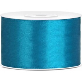 Saténová tyrkysová stuha 38mm/25m - PartyDeco - PartyDeco