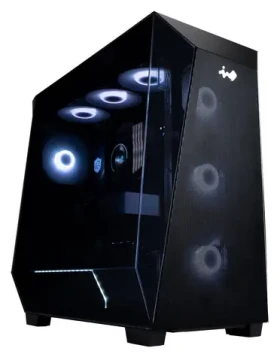 In Win PRISM čierna / PC skriňa / Midi Tower / ATX/mATX/Mini ITX / ARGB / bez zdroja / priehľadná bočnica (IW-CS-PRISM)