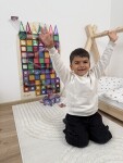 Mamido Mamido Dlaždice Magnetická tapeta na stenu Prémiová Bublinková modrá MT109