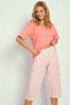 Taro Eloise 3323 cr/r M-XL W25 dámske pyžamo oranžová S
