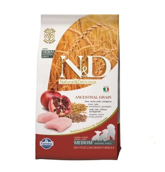 N&amp;D Dog Adult Chicken/Pomegranate Low Grain - 2,5kg