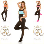 Trendy KouCla Workout jumpsuit with mesh