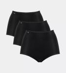 SLOGGI 24/7 MICROFIBRE - Maxi nohavičky (3 ks) - vysoký pás a hladký lesk Sloggi BLACK 48