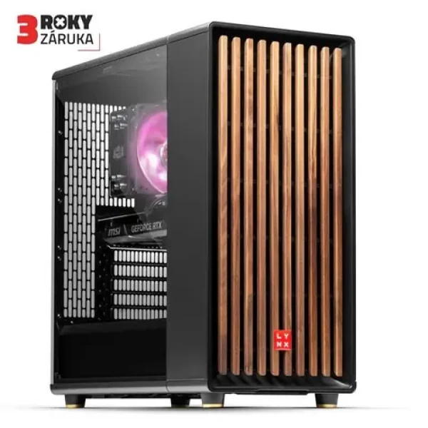 Lynx Challenger (10463150) čierna / AMD RYZEN 7 7800X3D 4.2GHz / 32GB / 2TB SSD / Nvidia RTX 5080 16GB / W11H (10463150)