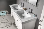 GSI - CLASSIC keramické dvojumývadlo 125x54cm, biela ExtraGlaze 8725111