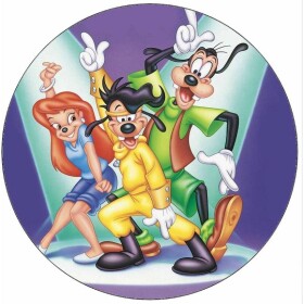 Jedlý papier Goofy a priatelia, 19,5 cm - Pictu Hap