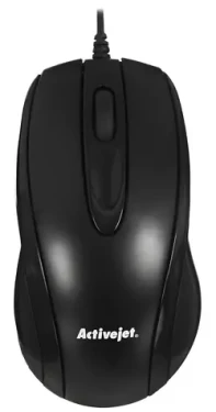 Activejet AMY-083 čierna / Optická myš / 1000 DPI / 3 tlačidlá / USB-A / 1.5 m (AMY-083)
