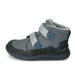 Detská celoročná barefoot obuv Bugga NUVA Dark Grey B00198-09 - 27