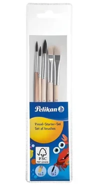 Pelikan Pi5/SB Starter Set / Sada štetcov / drevené / 5 ks (718163)